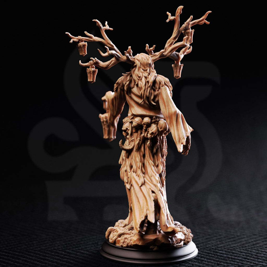 Elderwood Draugr | Undead NPC Monster Enemy Nordic Deer | 32mm / 28mm / 75mm | Ideal for Tabletop RPGs | Dungeons and Dragons - Dm Stash