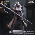 Vika 'Doll Lips' Half-Orc DND Miniature | 32mm Resin RPG Figure Dungeons and Dragons