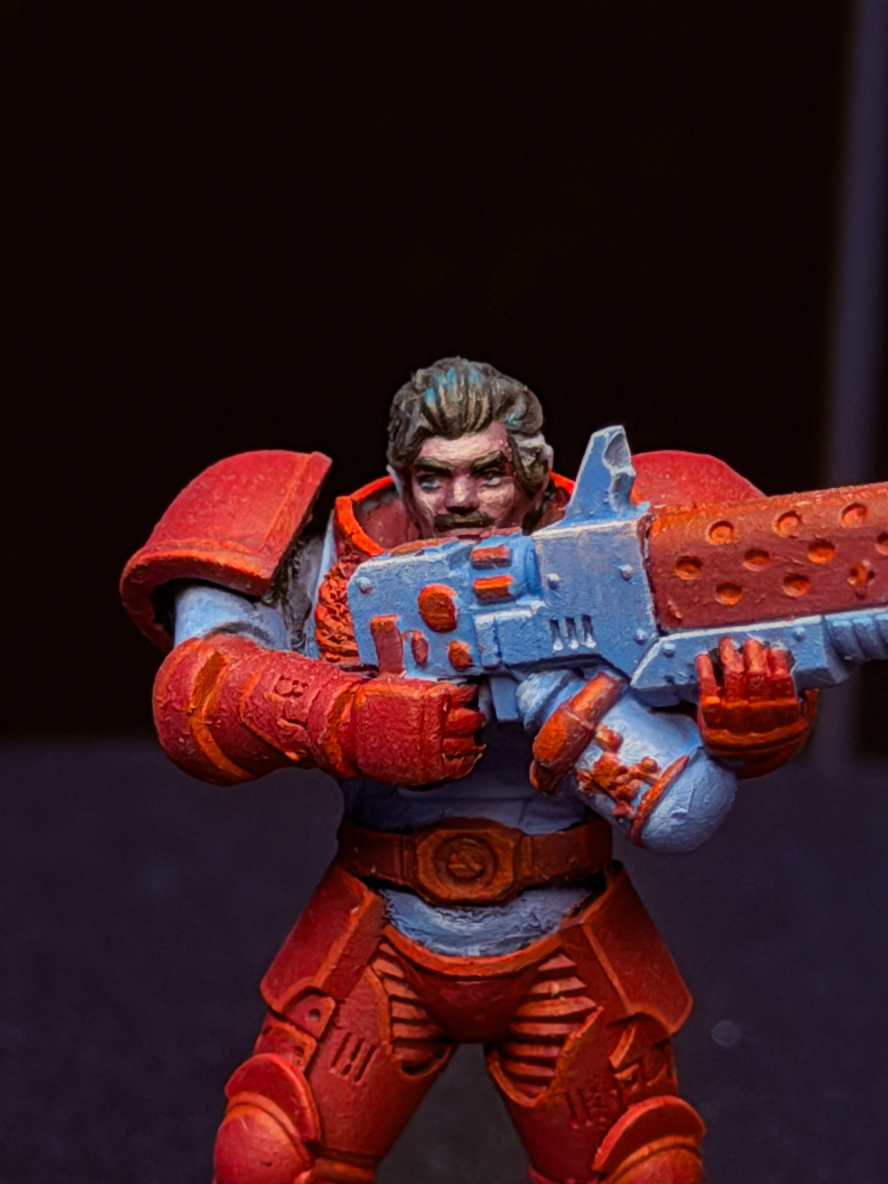 Pre-Painted Space Marine | Omni-Man Inspired | Hand-Painted Sci-Fi Miniature | Invincible Fan Art