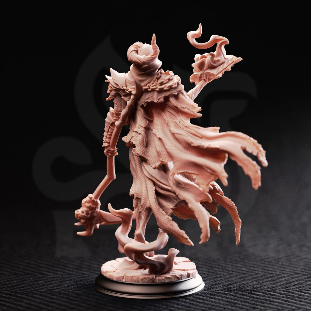 Siltharis Lich Mage DND Miniature | 32mm Resin RPG Figure Dungeons and Dragons