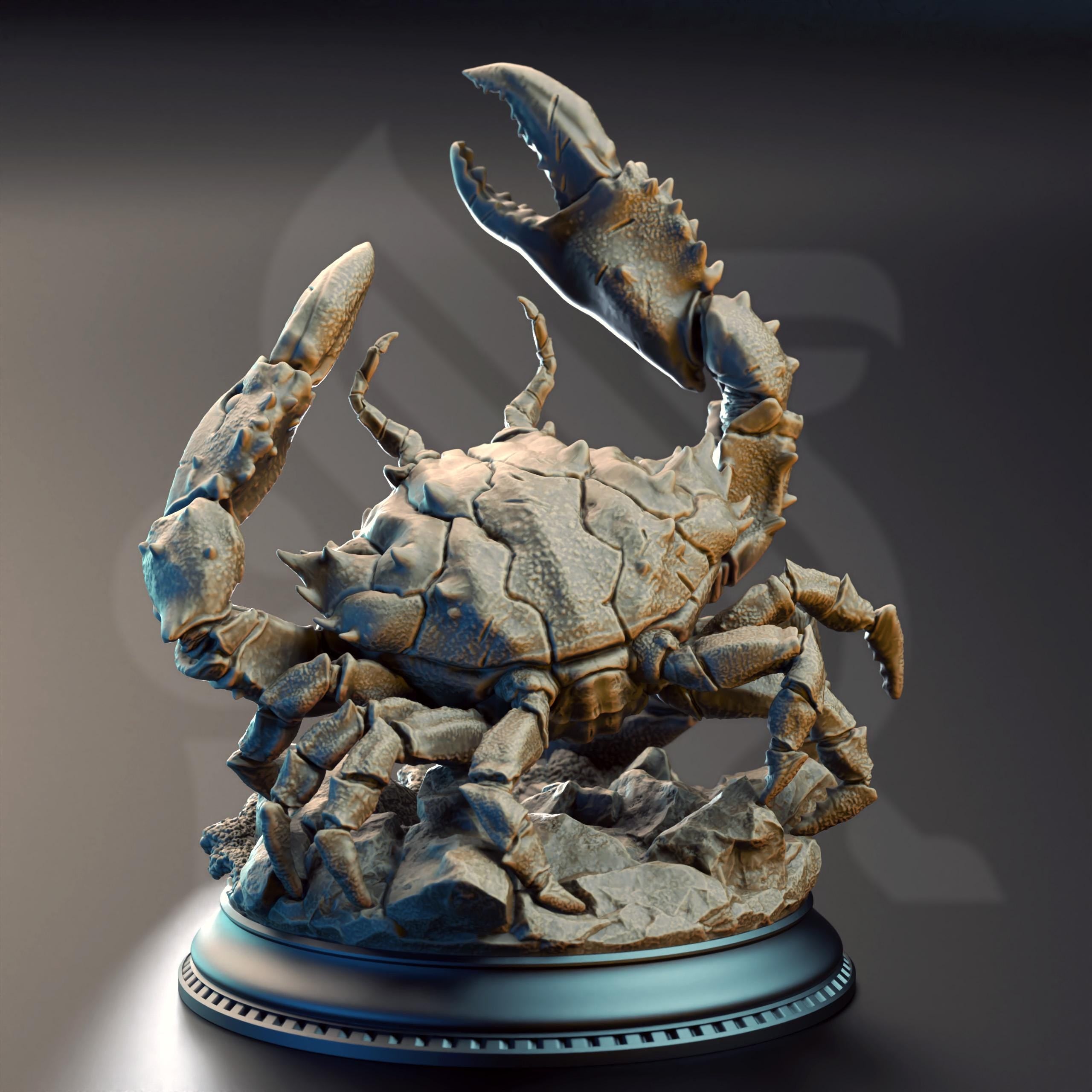Snippy Bladeclaw Crab | Familiar NPC Monster Enemy Pirate| 32mm / 28mm / 75mm | Ideal for Tabletop RPGs | Dungeons and Dragons - Dm Stash