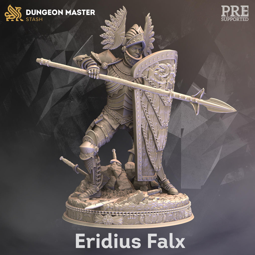 Eridus | Human Elf Fighter Paladin | 32mm / 28mm / 75mm | Ideal for Tabletop RPGs | Dungeons and Dragons - Dm Stash