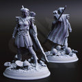 Irinax's Chosen | Female Drow Dark Elf Fighter | 32mm / 28mm / 75mm | Ideal for Tabletop RPGs | Dungeons and Dragons - Dm Stash