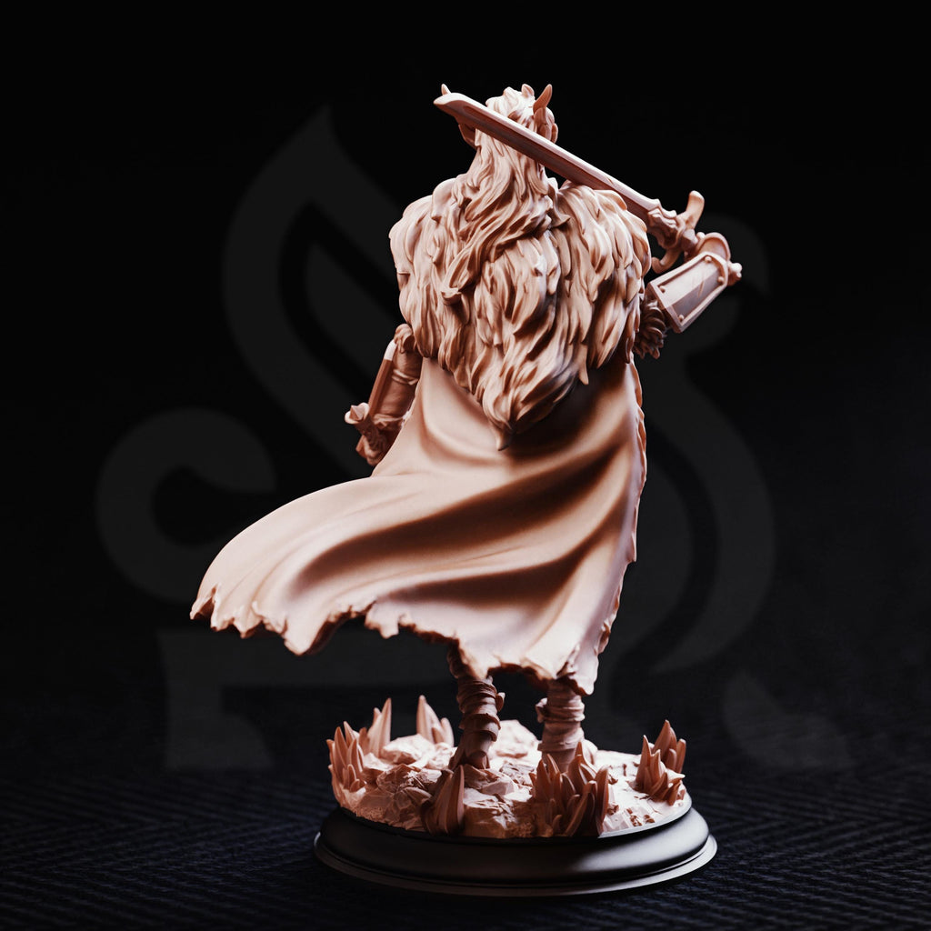 Estelia | Female Human Elf Paladin Fighter | 32mm / 28mm / 75mm | Ideal for Tabletop RPGs | Dungeons and Dragons - Dm Stash