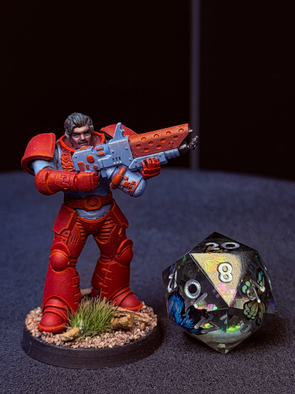 Pre-Painted Space Marine | Omni-Man Inspired | Hand-Painted Sci-Fi Miniature | Invincible Fan Art