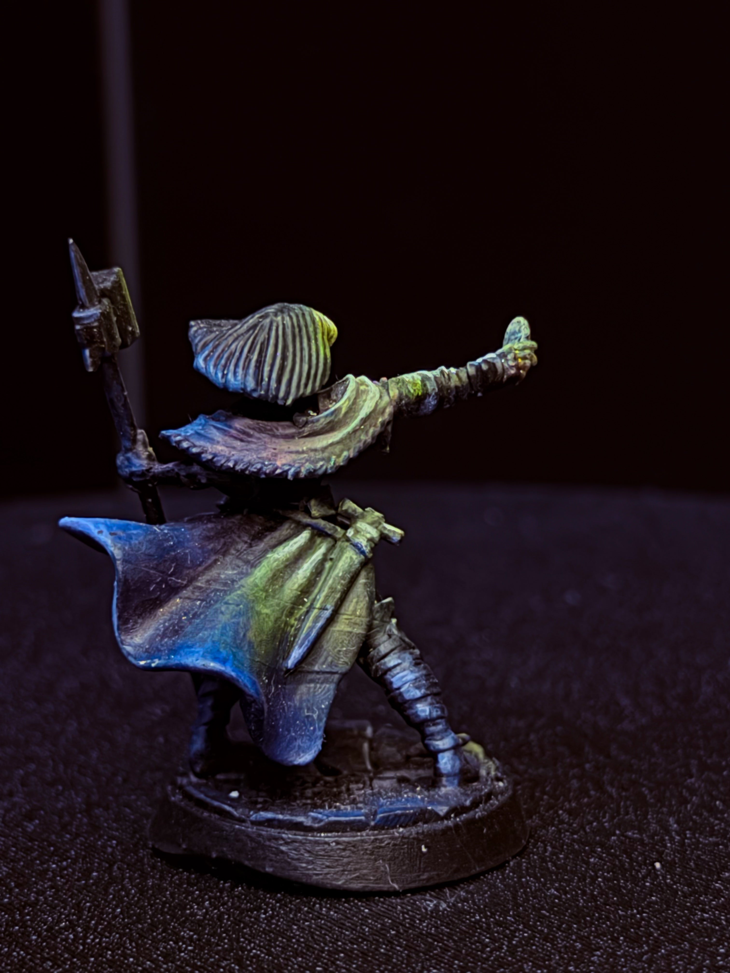 Pre-Painted D&D Miniature | Human Cleric | OSL Technique | Hand-Painted Fantasy Character | TTRPG Ready