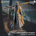 Fiona Harpoon Marsksman | Pirate Human Fighter Ranger Rogue | 32mm / 28mm / 75mm | Ideal for Tabletop RPGs | Dungeons and Dragons - Dm Stash