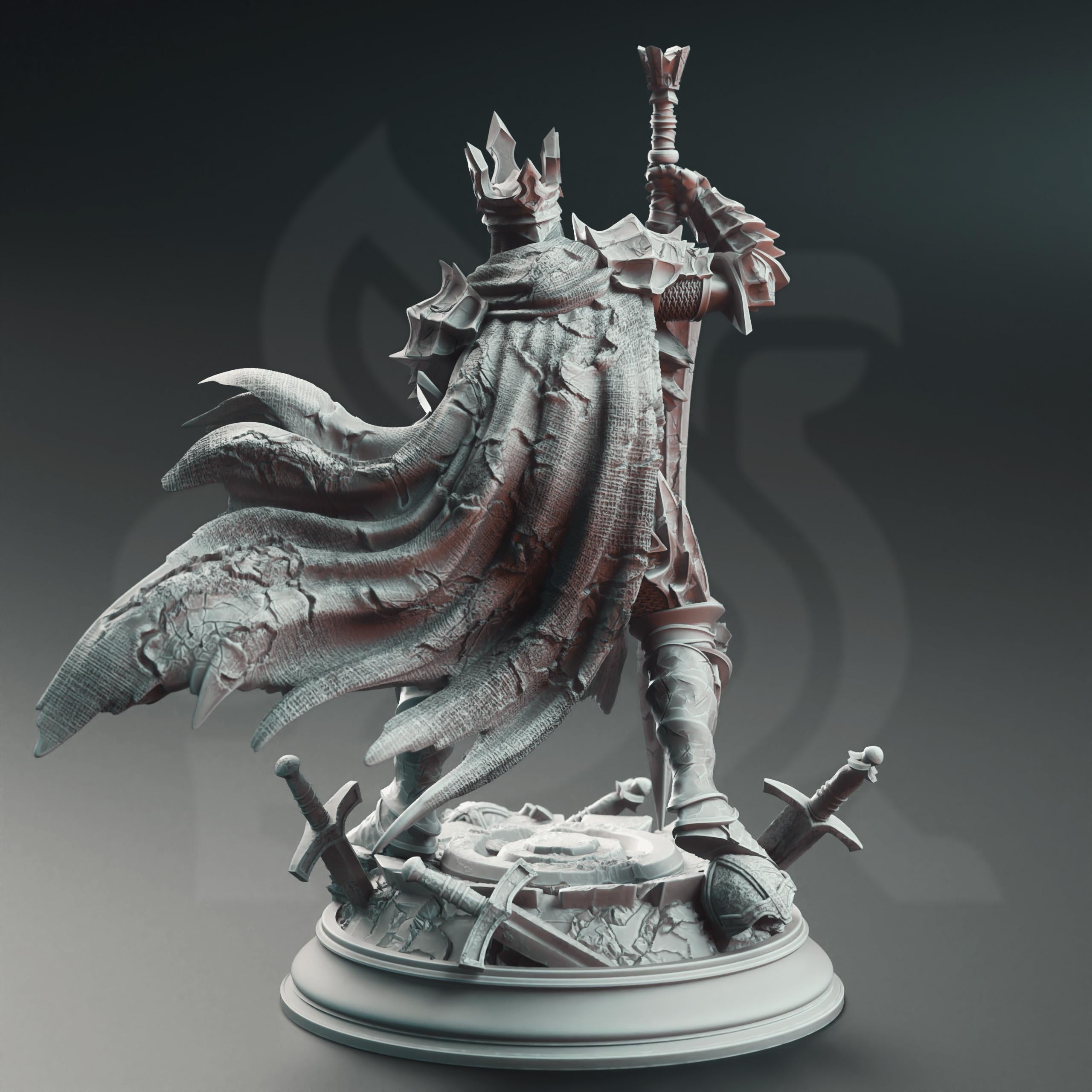 Ser Elias the Forgotten| Human Knight Fighter Paladin | 32mm / 28mm / 75mm | Ideal for Tabletop RPGs | Dungeons and Dragons - Dm Stash