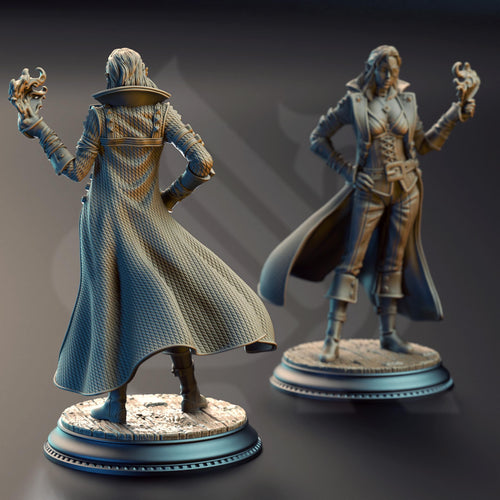 Charlotte Anne | Pirate Elf Rogue Mage NPC| 32mm / 28mm / 75mm | Ideal for Tabletop RPGs | Dungeons and Dragons - Dm Stash