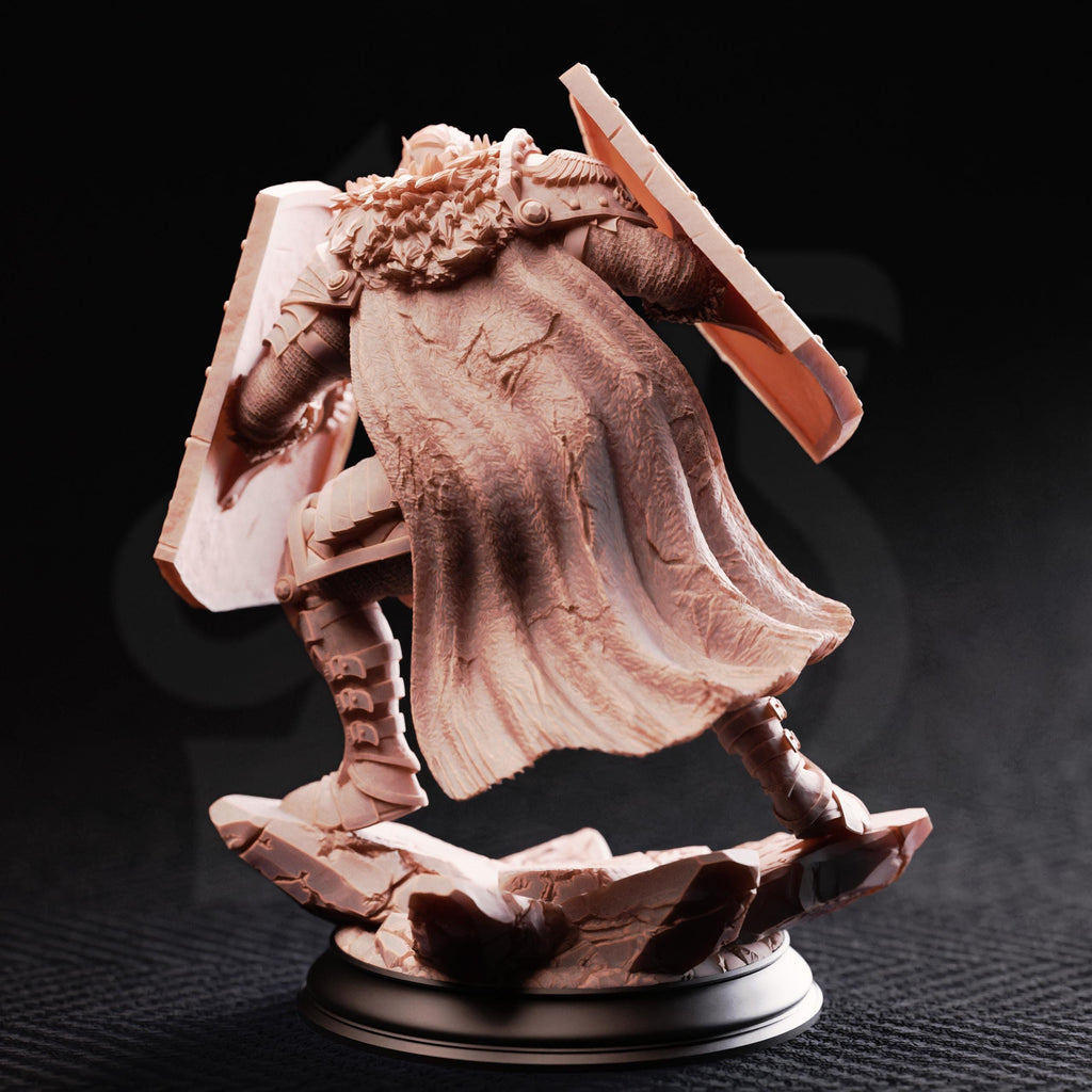 Trenon Orc Fighter DND Miniature | 32mm Resin RPG Figure Dungeons and Dragons