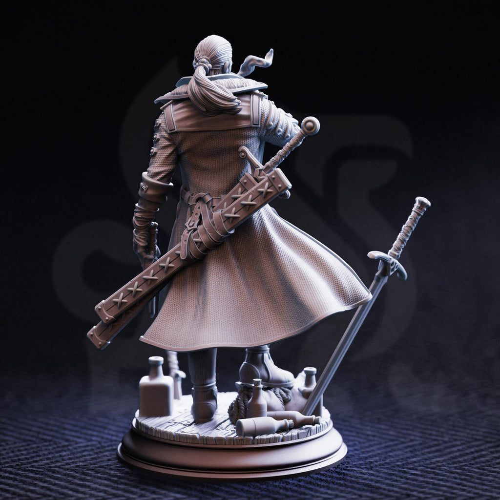 Vincent Nightingale Rogue Duelist Fighter DND Miniature | 32mm Resin RPG Figure Dungeons and Dragons