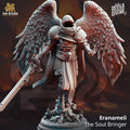 Eranemeli the Soulbringer | Angel Celestial Aasimar Paladin | 32mm / 28mm / 75mm | Ideal for Tabletop RPGs | Dungeons and Dragons - Dm Stash