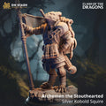 Archemen The Stouthearted | Kobold Squire Fighter Paladin | 32mm / 28mm / 75mm | Ideal for Tabletop RPGs | Dungeons and Dragons - Dm Stash