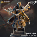 Ignacio Reyes | Pirate Human Fighter Ranger Hexhunter | 32mm / 28mm / 75mm | Ideal for Tabletop RPGs | Dungeons and Dragons - Dm Stash