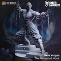 Uxas Vergos | Elf Drow Dark Elf Monk Fighter Barbarian | 32mm / 28mm / 75mm | Ideal for Tabletop RPGs | Dungeons and Dragons - Dm Stash
