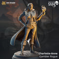 Charlotte Anne | Pirate Elf Rogue Mage NPC| 32mm / 28mm / 75mm | Ideal for Tabletop RPGs | Dungeons and Dragons - Dm Stash
