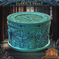 Cleric's Vault Dice Storage | Secure Screw-Top Dice Box | DND Dice Holder | Fantasy Dice Vault for Tabletop RPG | Holds 1 Set