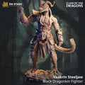 Vaakrin Steeljaw | Dragonborn Fighter | 32mm / 28mm / 75mm | Ideal for Tabletop RPGs | Dungeons and Dragons - Dm Stash