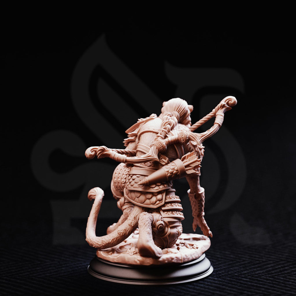 Bri Zani | Lionfolk Fighter Ranger Hunter | 32mm / 28mm / 75mm | Ideal for Tabletop RPGs | Dungeons and Dragons - Dm Stash