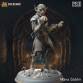 Mana Goblin Sorcerer | Monster Enemy NPC Villian | 32mm / 28mm / 75mm | Ideal for Tabletop RPGs | Dungeons and Dragons - Dm Stash