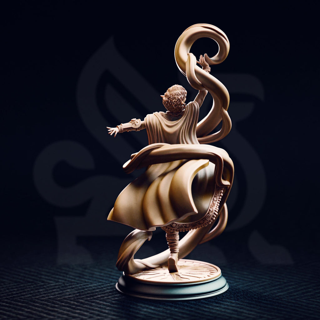 Juri The Lightdancer | Female Sun Elf Mage Wizard Sorcerer| 32mm / 28mm / 75mm | Ideal for Tabletop RPGs | Dungeons and Dragons - Dm Stash