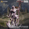 Sarah Rosewood | Human Fighter Cleric Mage Paladin | 32mm / 28mm / 75mm | Ideal for Tabletop RPGs | Dungeons and Dragons - Dm Stash