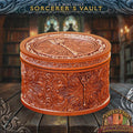 Sorcerer’s Vault Dice Storage | Secure Screw-Top Dice Box | DND Dice Holder | Fantasy Dice Vault for Tabletop RPG | Holds 1 Set