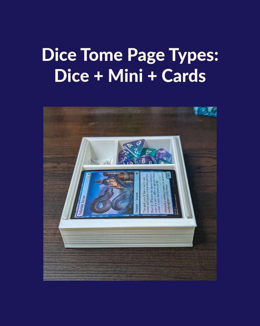 Fighter Dice Tower Book | Dungeons & Dragons Dice Storage Tome | RPG Dice Tray | Bardic Gift | TTRPG Accessory Organiser