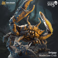 Snippy Bladeclaw Crab | Familiar NPC Monster Enemy Pirate| 32mm / 28mm / 75mm | Ideal for Tabletop RPGs | Dungeons and Dragons - Dm Stash