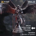 Varathos Dark Angel Paladin DND Miniature | 32mm Resin RPG Figure Dungeons and Dragons