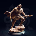 Seroca's Devout Design 1 | Elf Fighter Rogue Cultist Enemy | 32mm / 28mm / 75mm | Ideal for Tabletop RPGs | Dungeons and Dragons - Dm Stash