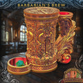 DND Barbarian’s Flask Dice Tower | Dice Storage Tankard + Drinks Holder | RPG Dice Vault | Gift for Dungeon Masters & Players