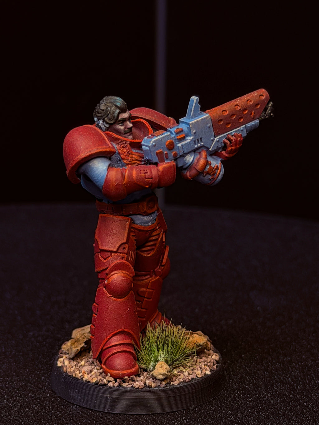 Pre-Painted Space Marine | Omni-Man Inspired | Hand-Painted Sci-Fi Miniature | Invincible Fan Art