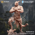 Kuthrak'Va | Dragonborn Monk Fighter  | 32mm / 28mm / 75mm | Ideal for Tabletop RPGs | Dungeons and Dragons - Dm Stash
