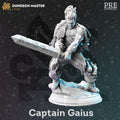Gaius | Human Fighter Bloodhunter Paladin | 32mm / 28mm / 75mm | Ideal for Tabletop RPGs | Dungeons and Dragons - Dm Stash