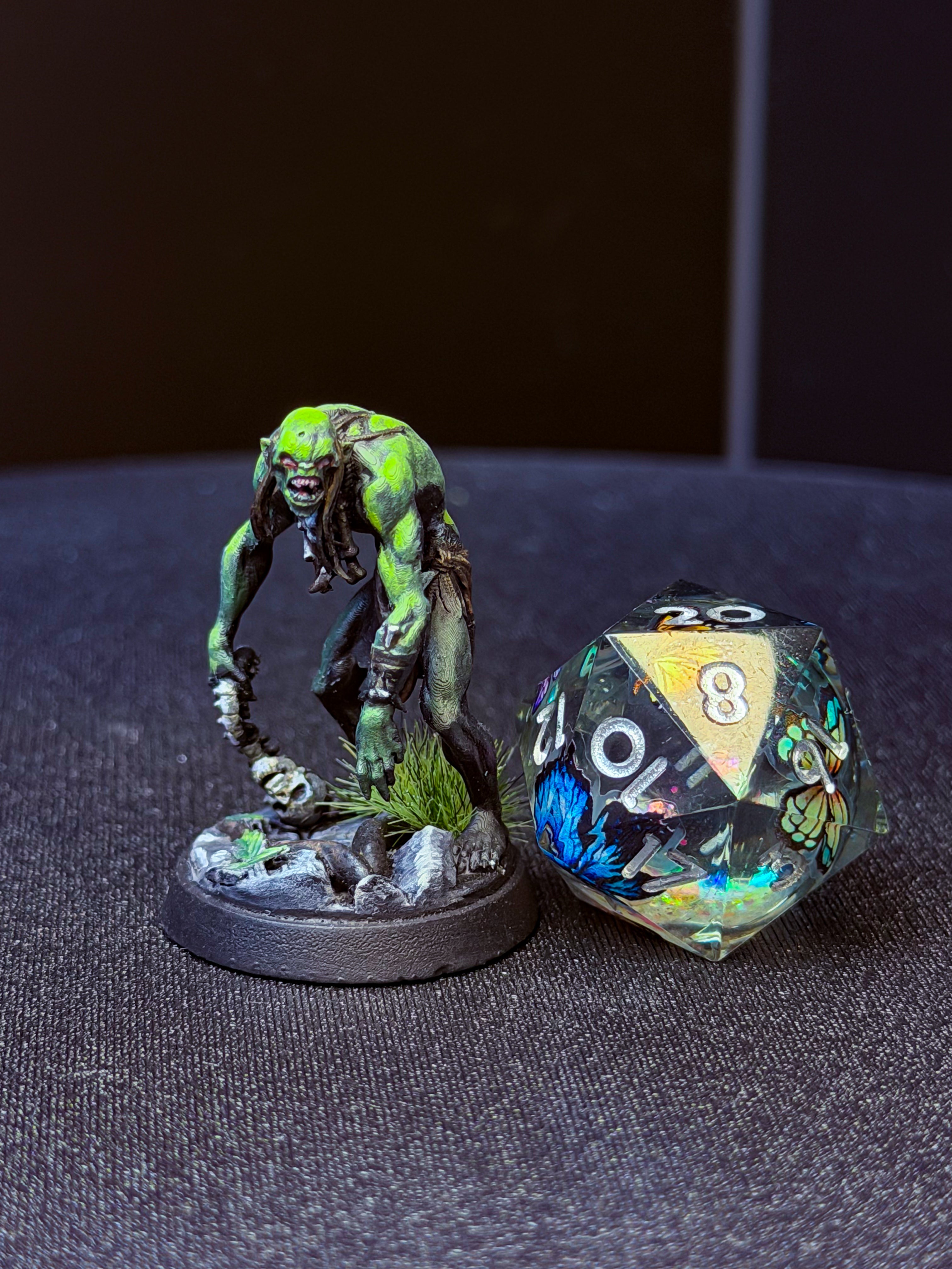 Pre-Painted D&D Miniature | Zombie | Hand-Painted Undead | TTRPG Ready