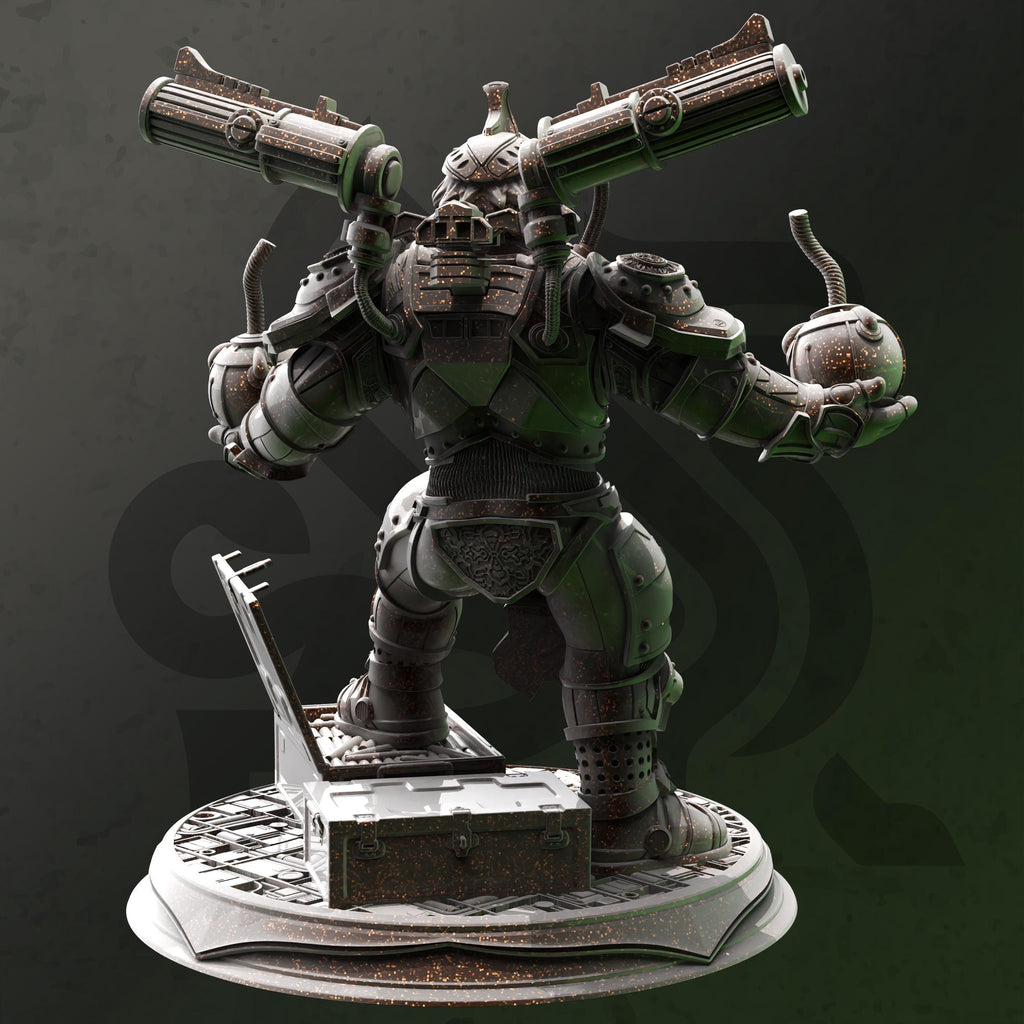 Duktuk | Dwarf Artificer Ranger | 32mm / 28mm / 75mm | Ideal for Tabletop RPGs | Dungeons and Dragons - Dm Stash