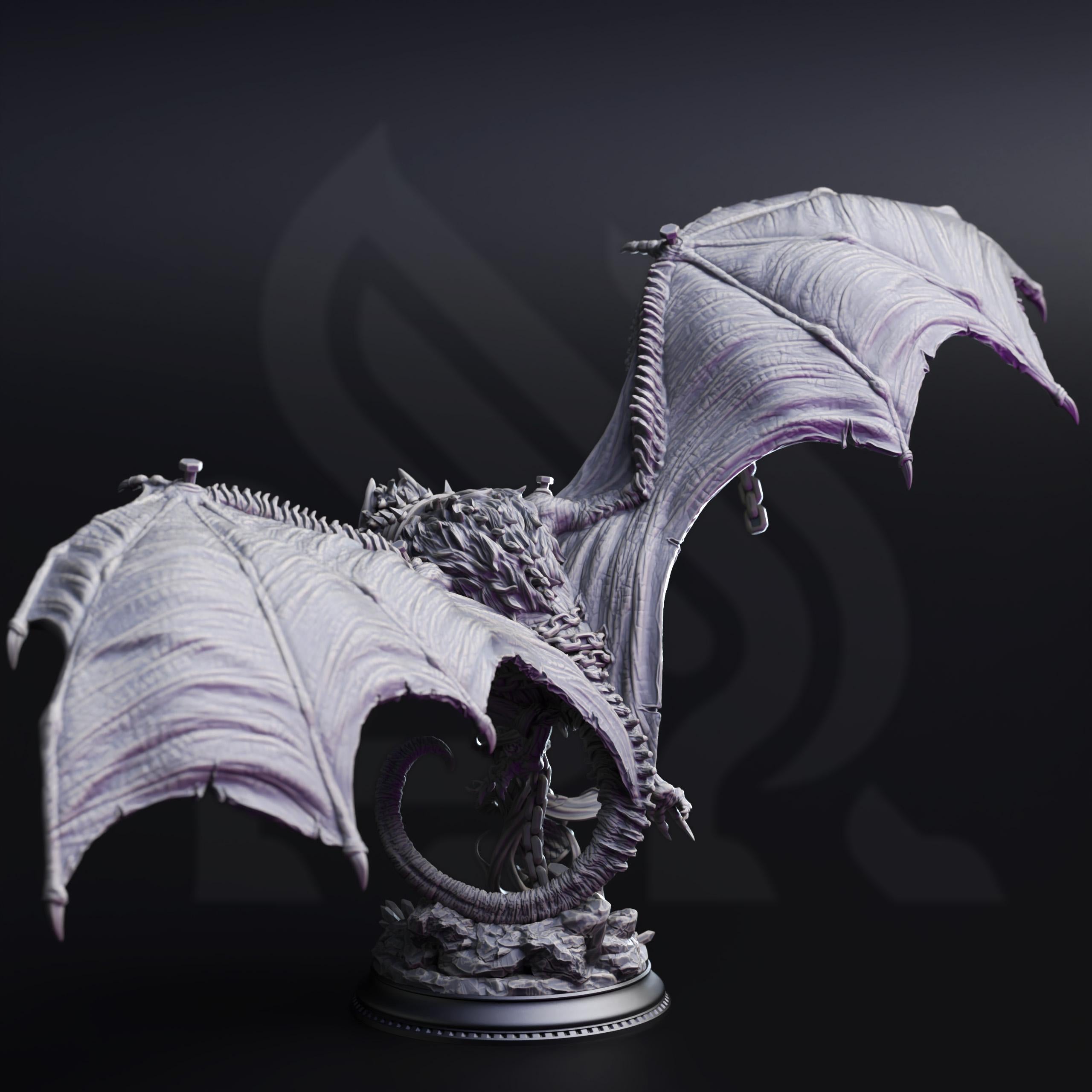 Sonari | Familiar NPC Monster Enemy Giant Bat Creature | 32mm / 28mm / 75mm | Ideal for Tabletop RPGs | Dungeons and Dragons - Dm Stash