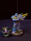 Pre-Painted Space Marine | Fully Freehand Porcelain Pattern | Squidmar Award-Winning Painter | Collector Piece