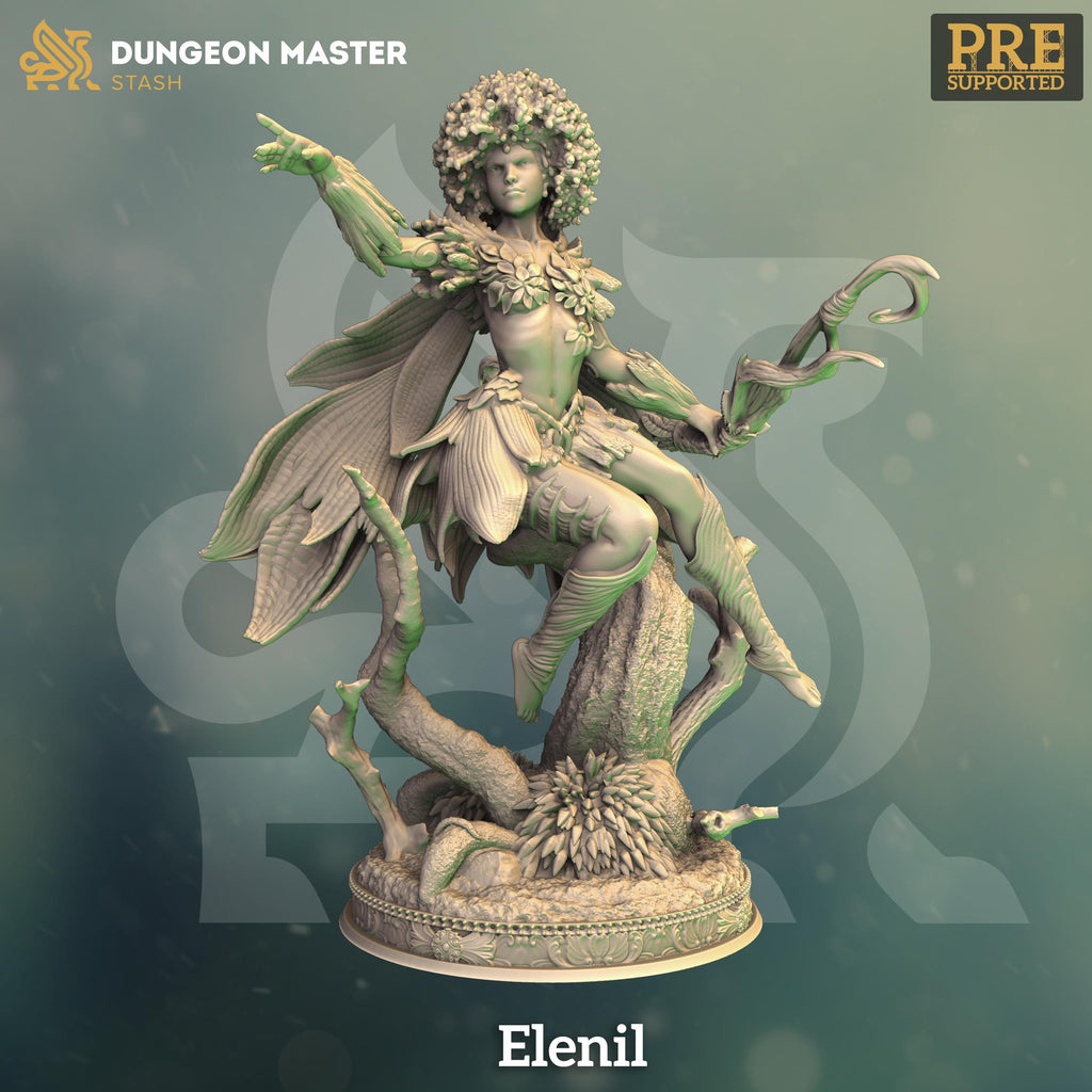 Eleni The Dryad DND Miniature | 32mm Resin RPG Figure Dungeons and Dragons