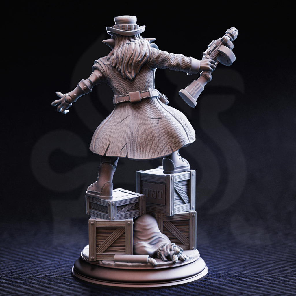 Manic Goblin Gangster | Monster Enemy NPC Villian | 32mm / 28mm / 75mm | Ideal for Tabletop RPGs | Dungeons and Dragons - Dm Stash