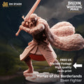 Harias Elf Fighter DND Miniature | 32mm Resin RPG Figure Dungeons and Dragons