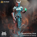 Skadi Of The Third | Tiefling Warlock | 32mm / 28mm / 75mm | Ideal for Tabletop RPGs | Dungeons and Dragons - Dm Stash
