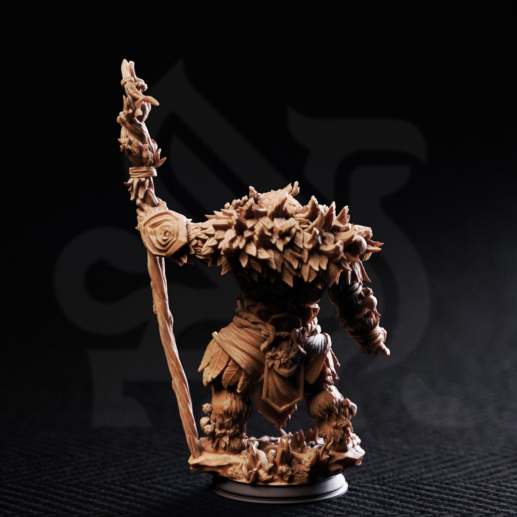 Bear Folk Druid Of The Tundra | NPC Mage Sorcerer Druid | 32mm / 28mm / 75mm | Ideal for Tabletop RPGs | Dungeons and Dragons - Dm Stash