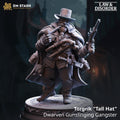 Torgrik Tall Hat | Dwarf Gunslinger DND Miniature | 32mm Resin RPG Dungeons and Dragons