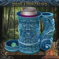 DND Monk’s Flask Dice Tower | Dice Storage Tankard + Drinks Holder | RPG Dice Vault | Gift for Dungeon Masters & Players