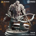 Tokrik | Dwarf Duergar Fighter Ranger Hunter | 32mm / 28mm / 75mm | Ideal for Tabletop RPGs | Dungeons and Dragons - Dm Stash