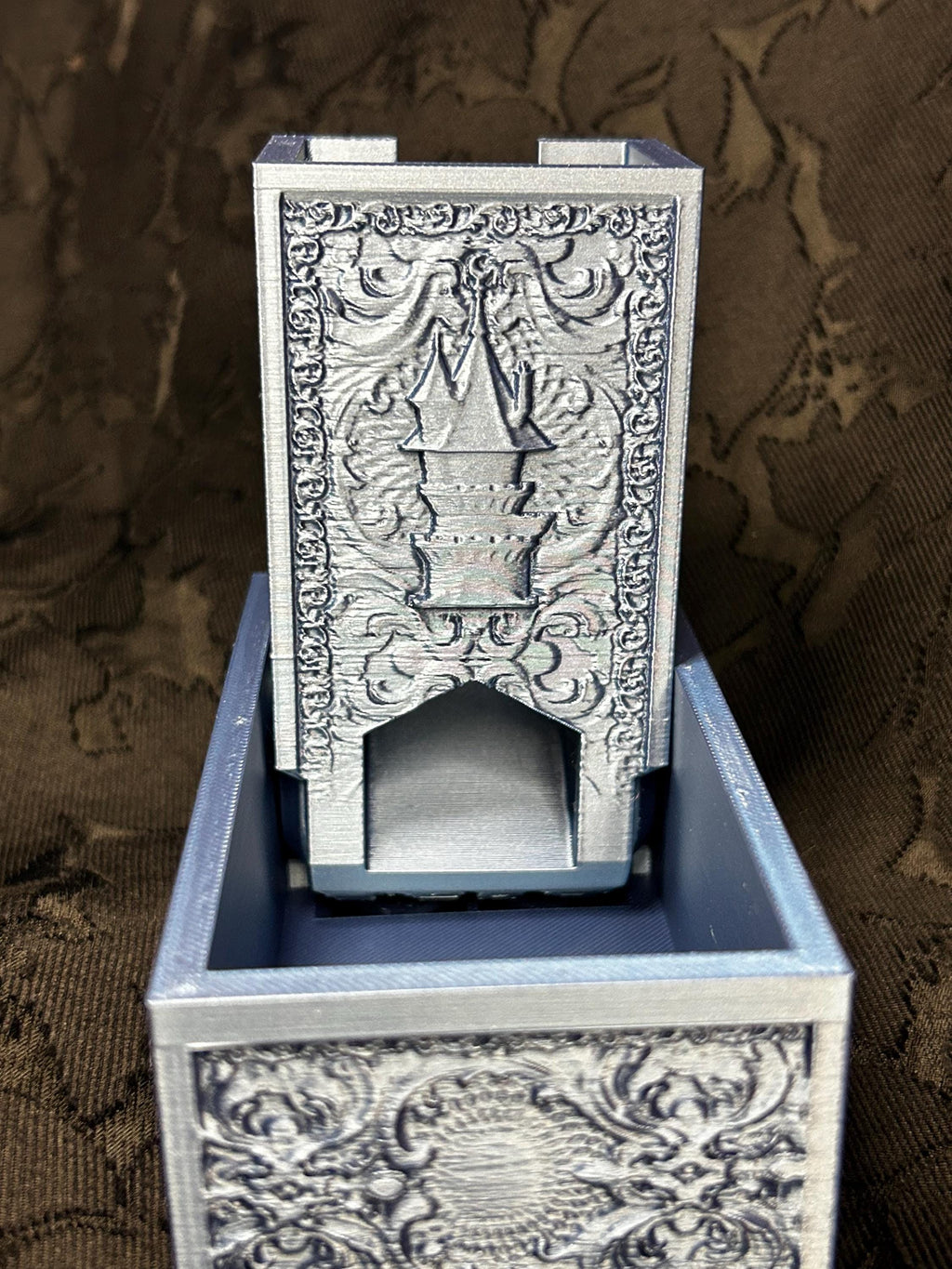 Foldable Dice Tower | Fairytale Tower Dice Roller | Portable DND Dice Tower | Compact RPG Dice Tower | Tabletop Gaming Accessory