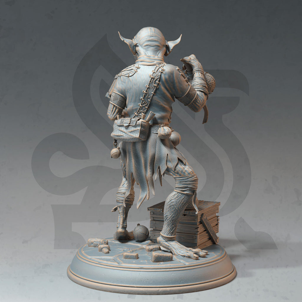 Mana Goblin Alchemist | Monster Enemy NPC Villian | 32mm / 28mm / 75mm | Ideal for Tabletop RPGs | Dungeons and Dragons - Dm Stash