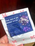 Mystery Dice Set | The Deck of Many Dice | DnD Dice Grab Bag | RPG Dice Mystery Bag | TTRPG Gift | Resin Glitter Dice | Dungeons and Dragons